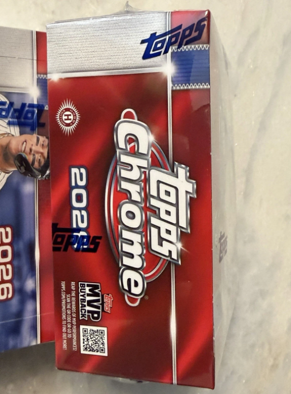 2026 Topps Chrome Baseball Jumbo Hobby Box - Factory Sealed