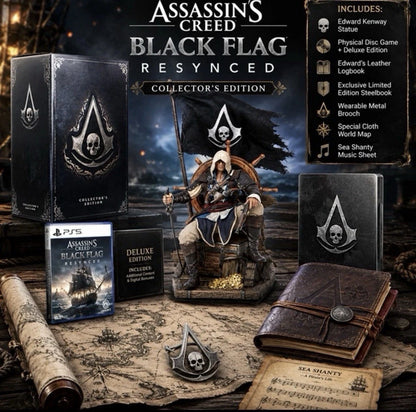 Assassin's Creed Black Flag Resynced Collectors Edition PS5 IN HAND BRAND NEW